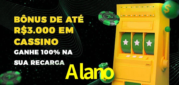 Alano melhor bônus de depósito